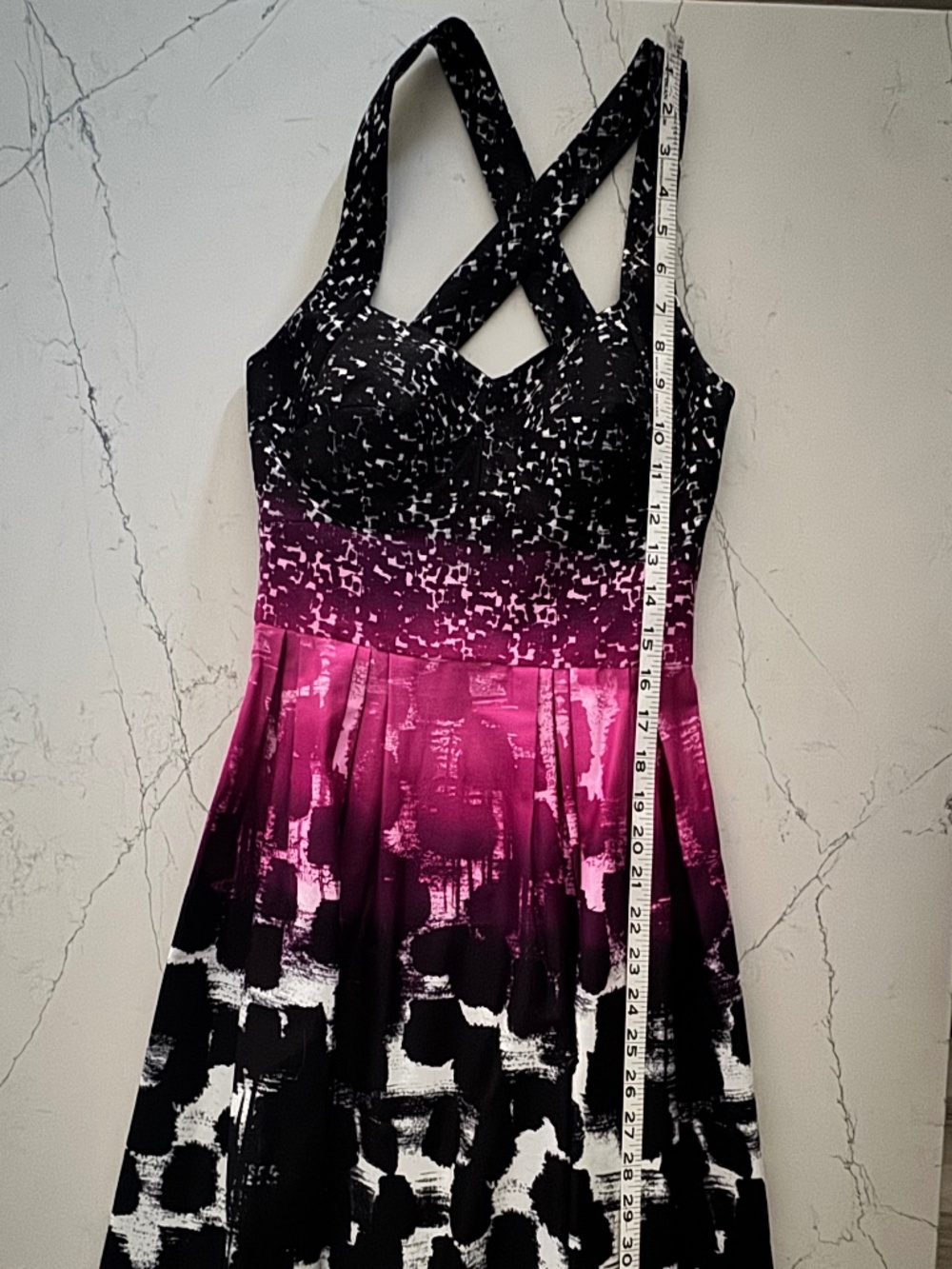 New W/ Tags Calvin Klein Sweetheart Fit & Flare Dress Size 4 Petite - Picture 8 of 12